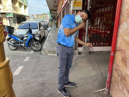 ไฟล์แนบ กปภ.สาขาสมุทรสงคราม เร่งสำรวจค้นหาท่อแตกรั่ว เพื่อเพิ่มประสิทธิภาพในการจ่ายน้ำและลดปริมาณน้ำสูญเสีย