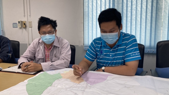 ไฟล์แนบ กปภ.สาขาสมุทรสงคราม และ กปภ.ข.3 ร่วมประชุมเพื่อวางแผนแนวทางลดน้ำสูญเสีย 