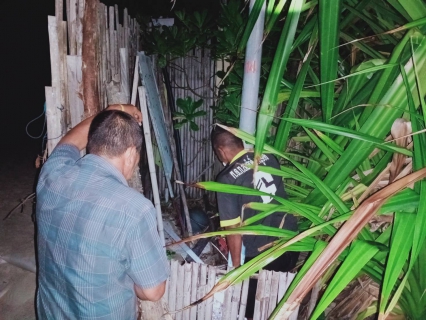 ไฟล์แนบ กปภ.สาขาเกาะพะงัน  ลงพื้นที่ออกหาน้ำสูญเสียประจำเดือน ธันวาคม 2564