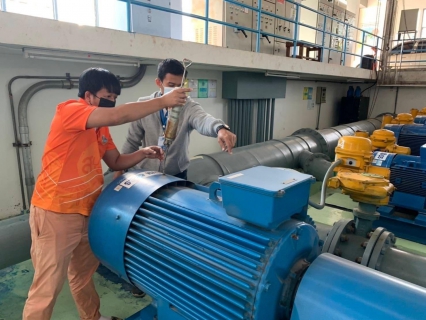 ไฟล์แนบ กปภ.สาขาสมุทรสงคราม ดำเนินการบำรุงรักษาเครื่องสูบน้ำ ณ สถานีจ่ายน้ำสำนักงานประปา