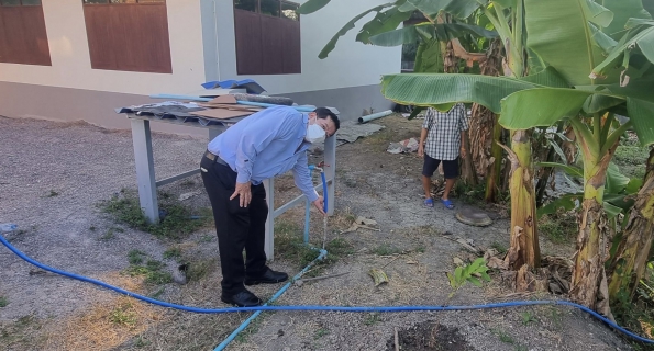 ไฟล์แนบ กปภ.สาขาสมุทรสงคราม ลงพื้นที่ตรวจสอบแรงดันน้ำประปาและเยี่ยมเยือนลูกค้า ณ บริเวณ หมู่ที่ 4 ตำบลแหลมใหญ่ 