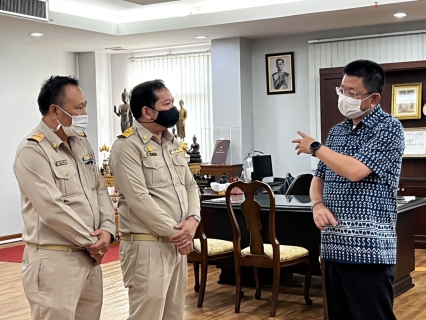 ไฟล์แนบ กปภ.สาขาสมุทรสงคราม เข้าพบผู้ว่าราชการจังหวัดสมุทรสงคราม เพื่อแสดงความยินดีในโอกาสรับตำแหน่งใหม่ และ ขอพรเนื่องในวาระดิถีขึ้นปีใหม่ พ.ศ. 2565