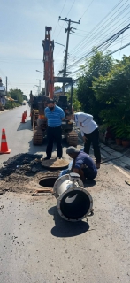 ไฟล์แนบ กปภ.สาขาสมุทรสงคราม ลงพื้นที่ตรวจสอบแนวท่อที่มีแนวโน้มจะชำรุดเสียหาย 