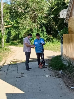 ไฟล์แนบ สำรวจขยายเขตระบบประปา ร่วมกับเทศบาลเมืองมหาสารคาม