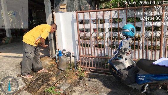 ไฟล์แนบ การประปาส่วนภูมิภาคสาขาทุ่งสง ดำเนินการตรวจสอบมาตรวัดน้ำ ตามโครงการ กปภ.เช็คชัวร์