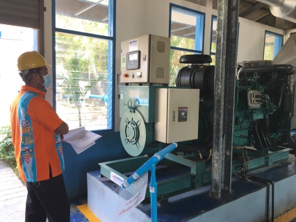 ไฟล์แนบ วันพฤหัสบดีที่ 27 มกราคม 2565 การประปาส่วนภูมิภาคสาขากาญจนดิษฐ์ โดยนายสุรพงศ์ สมหวัง ผู้จัดการ กปภ.สาขากาญจนดิษฐ์ มอบหมายงานผลิต ดำเนินการบำรุงรักษาตามแผน pm มอเตอร์แรงต่ำ แรงสูง และเครื่องกำเหนิดไฟฟ้า ประจำเดือนมกราคม 2565 สถานีผลิตน้ำบ้านวิภาวดี โรงสูบแรงต่ำชั่วคราวคลองกะแดะ โรงกรองน้ำแม่ข่ายกาญจนดิษฐ์ และสถานีจ่ายน้ำสะพานดิน ตามแผนของงานบำรุงรักษา กองระบบผลิตและควบคุมคุณภาพ การประปาส่วนภูมิภาคเขต 4 ประจำปี 2565 และแผนบำรุงรักษา pm ของ กปภ.สาขากาญจนดิษฐ์ ต่อไป
