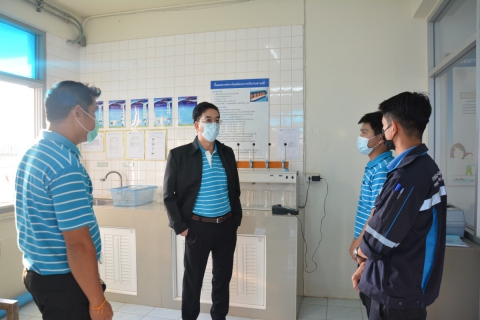 ไฟล์แนบ รองผู้ว่าการ (ปฏิบัติการ2) เยี่ยม กปภ.สาขาอุดรธานี  ดูระบบพลังงานทดแทน Solar Rooftop