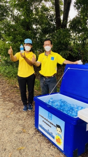 ไฟล์แนบ การประปาส่วนภูมิภาคสาขาชุมพร ดำเนินกิจกรรม CSR จิตอาสาพัฒนากำจัดผักตบชวา พร้อมสนับสนุนน้ำดื่มบรรจุขวดตราสัญลักษณ์ กปภ. ณ บริเวณสะพานไม้เคี่ยม โครงการพื้นที่หนองใหญ่ ตามพระราชดำริ ตำบลบางลึก อำเภอเมืองชุมพร จังหวัดชุมพร