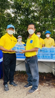ไฟล์แนบ การประปาส่วนภูมิภาคสาขาชุมพร ดำเนินกิจกรรม CSR จิตอาสาพัฒนากำจัดผักตบชวา พร้อมสนับสนุนน้ำดื่มบรรจุขวดตราสัญลักษณ์ กปภ. ณ บริเวณสะพานไม้เคี่ยม โครงการพื้นที่หนองใหญ่ ตามพระราชดำริ ตำบลบางลึก อำเภอเมืองชุมพร จังหวัดชุมพร