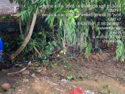 ไฟล์แนบ การประปาส่วนภูมิภาคสาขาตะกั่วป่า ดำเนินการตามแผนงานบริการและควบคุมน้ำสูญเสีย ตรวจสอบแรงดันน้ำ