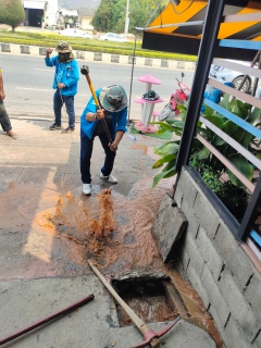 ไฟล์แนบ  กปภ.สาขากาญจนบุรี ทำการค้นหาท่อแตกรั่ว 