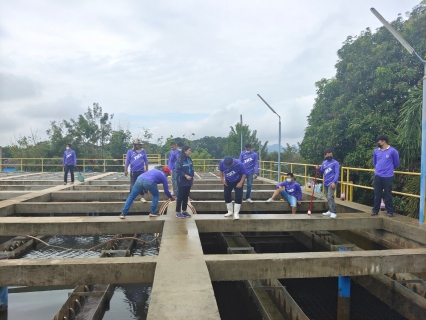 ไฟล์แนบ กปภ.สาขากาญจนบุรี ล้างถังตกตะกอนโรงกรองน้ำ ประจำเดือน กุมภาพันธ์ 2565