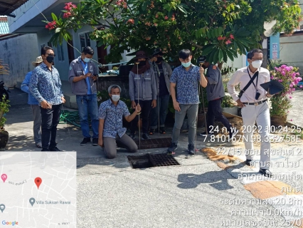 ไฟล์แนบ กปภ.สาขาภูเก็ต ลงพื้นที่สำรวจหาท่อแตกท่อรั่วเชิงรุก (ALC) บริเวณซอยสุขสันต์ 2 ต.ราไวย์ อ.เมืองภูเก็ต จ.ภูเก็ต (ตลอดทั้งเส้น)