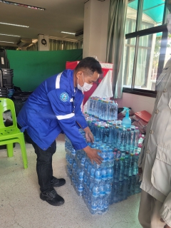ไฟล์แนบ น้ำใจ กปภ.สู่ รพ.สนาม สนับสนุนน้ำประปาเพื่อใช้ในการปฏิบัติภารกิจโรงพยาบาลสนามต่อเนื่อง 