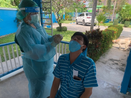 ไฟล์แนบ กปภ.สาขาสามพราน รับการตรวจคัดกรองหาเชื้อไวรัสโคโรน่า เพื่อสร้างความเชื่อมั่นแก่ลูกค้าที่เข้ามาใช้บริการ