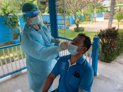ไฟล์แนบ กปภ.สาขาสามพราน รับการตรวจคัดกรองหาเชื้อไวรัสโคโรน่า เพื่อสร้างความเชื่อมั่นแก่ลูกค้าที่เข้ามาใช้บริการ