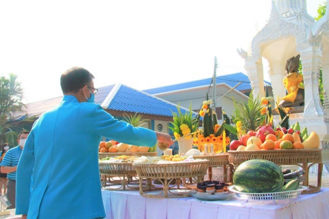 ไฟล์แนบ กปภ.ข.6 จัดพิธีบวงสรวงพระแม่ธรณีฯ และถวายเพลพระ เนื่องในวันสถาปนา กปภ. ครบ 43 ปี    