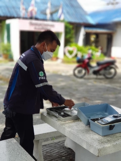 ไฟล์แนบ ดำเนินการตรวจสอบคุณภาพน้ำในระบบจ่าย