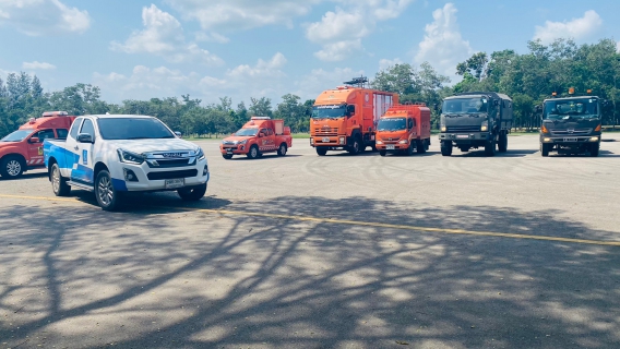ไฟล์แนบ การประปาส่วนภูมิภาคสาขาชุมพรร่วมพิธี เปิดโครงการ "ราษฎร์ รัฐ ร่วมใจ ช่วยภัยแล้ง" ประจำปี 2565 ณ บริเวณลานพื้นแข็ง หน้าศาลา เขตอุดมศักดิ์ ค่ายเขตอุดมศักดิ์ ตำบลวังใหม่ อำเภอเมือง จังหวัดชุมพร