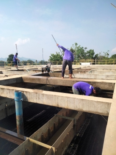 ไฟล์แนบ กปภ.สาขากาญจนบุรี ล้างถังตกตะกอนโรงกรองน้ำ ประจำเดือน เมษายน 2565 