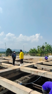 ไฟล์แนบ กปภ.สาขากาญจนบุรี ล้างถังตกตะกอนโรงกรองน้ำ ประจำเดือน เมษายน 2565 