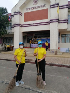 ไฟล์แนบ การประปาส่วนภูมิภาคสาขาท่าแซะ เข้าร่วมกิจกรรม ทำความสะอาดเมืองชุมพร "ชุมพรสะอาดทุกที่ ไม่มีโควิด 19" 