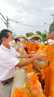 ไฟล์แนบ การประปาส่วนภูมิภาคสาขาชุมพร เข้าร่วมกิจกรรมทำบุญตักบาตร เนื่องในวันฉัตรมงคล ณ ลานเทศบาลเมืองชุมพร