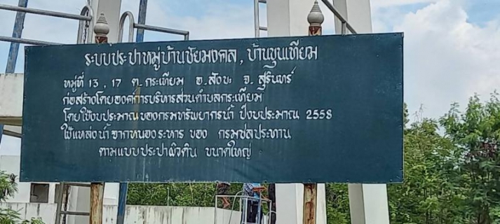ไฟล์แนบ กปภ.สาขาสังขะร่วมกิจกรรมพัฒนาศักยภาพคณะกรรมการและเจ้าหน้าที่กิจการประปาหมู่บ้าน อบต.กระเทียม 