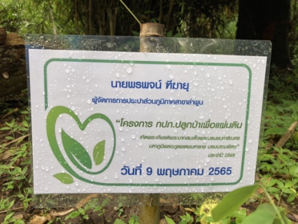 ไฟล์แนบ วันนี้ 17 พฤษภาคม 2565 การประปาส่วนภูมิภาคสาขาลำพูน  นำโดยนายพรพจน์  ฑีฆายุ ผู้จัดการการประปาส่วนภูมิภาคสาขาลำพูน พร้อมด้วย นายชูเกียรติ ถาวรวงค์ หัวหน้างานผลิต, นางนิตยา มหาธง หัวหน้างานอำนวยการ, พนักงาน และลูกจ้างในสังกัด จัดกิจกรรมโครงการ กปภ.ปลูกป่าเพื่อแผ่นดิน