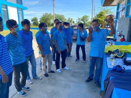 ไฟล์แนบ อบรมเชิงปฏิบัติการ On the job training ซักซ้อมการใช้อุปกรณ์ป้องกันส่วนบุคคล(PPE)