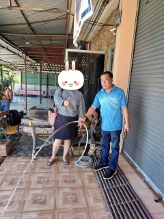 ไฟล์แนบ #ให้ภาพบอกเรื่องราวประทับใจของลูกค้า# ลูกค้ายิ้มรับบริการที่ใช่ หลังการบริการที่รวดเร็วทันใจ หลังได้รับแจ้งจากลูกค้า ให้ตรวจสอบท่อภายในรั่วและน้ำไหลอ่อน  กปภ.สาขาเกาะคาได้ดำเนินการให้เสร็จเรียบร้อยแล้