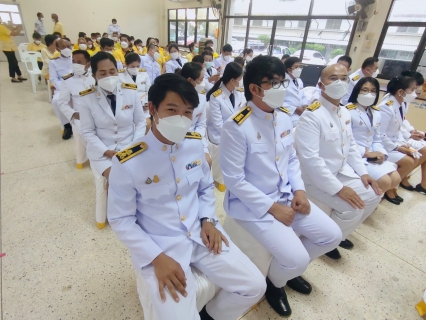 ไฟล์แนบ กปภ.สาขาท่ามะกา ร่วมพิธีถวายเครื่องราชสักการะและวางพานพุ่ม และพิธีจุดเทียนถวายพระพรชัยมงคล เฉลิมพระเกียรติพระบาทสมเด็จพระเจ้าอยู่หัว  เนื่องในโอกาสมหามงคลเฉลิมพระชนมพรรษา 28 กรกฎาคม 2565  ช่วงเย็น  