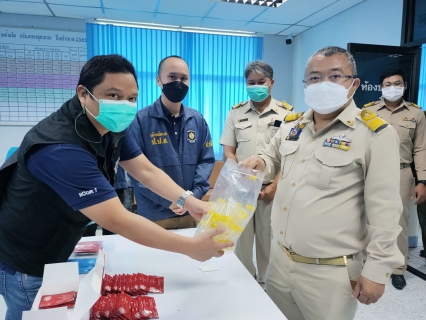 ไฟล์แนบ กปภ.สาขาสมุทรสาคร ตรวจหาสารเสพติดให้แก่พนักงานในสังกัด ในโครงการโรงงานสีขาว