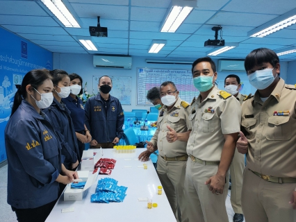 ไฟล์แนบ กปภ.สาขาสมุทรสาคร ตรวจหาสารเสพติดให้แก่พนักงานในสังกัด ในโครงการโรงงานสีขาว