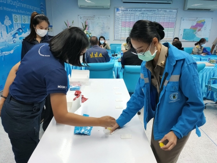 ไฟล์แนบ กปภ.สาขาสมุทรสาคร ตรวจหาสารเสพติดให้แก่พนักงานในสังกัด ในโครงการโรงงานสีขาว