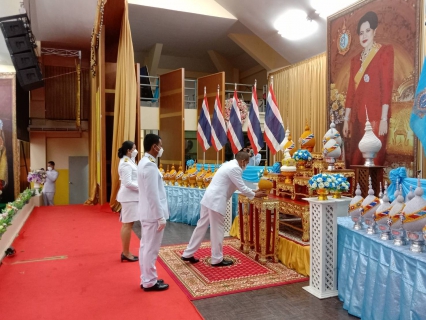 ไฟล์แนบ กปภ.สาขาคลองท่อม ได้เข้าร่วมพิธีถวายเครื่องราชสักการะและวางพานพุ่ม และพิธีจุดเทียนถวายพระพรชัยมงคล 