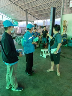 ไฟล์แนบ กปภ.สาขาสามพราน ลงพื้นที่เชิงรุกพบลูกค้ารับโอนจากเทศบาลเมืองไร่ขิง ตามโครงการเติมใจให้กัน 
