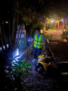 ไฟล์แนบ  กปภ.สาขาเกาะสมุย ร่วมกันเดินสำรวจหาท่อแตก-ท่อรั่ว  แบบเชิงรุก