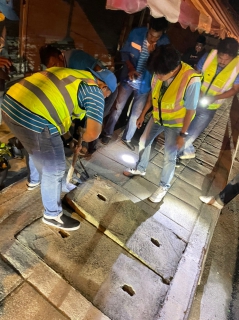 ไฟล์แนบ  กปภ.สาขาเกาะสมุย ร่วมกันเดินสำรวจหาท่อแตก-ท่อรั่ว  แบบเชิงรุก