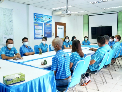 ไฟล์แนบ การประปาส่วนภูมิภาคสาขากระบี่ จัดกิจกรรมสนทนายามเช้า (MORNING TALK) ครั้งที่ 12 ประจำปี 2565 พร้อมประชุมติดตามแผนการดำเนินงานศูนย์ราชการสะดวก (Government Easy Contact Center : GECC ) ประจำปี 2565 