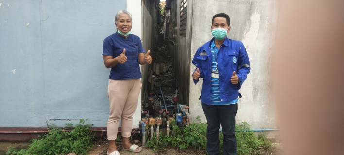 ไฟล์แนบ กปภ.สาขากำแพงเพชร เร่งตรวจสอบน้ำไหลอ่อน พบลูกยางข้องอชำรุด แก้ไขทันที
