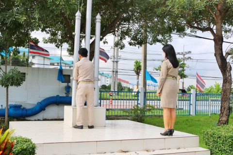 ไฟล์แนบ กปภ.สาขาปทุมธานี จัดกิจกรรมเคารพธงชาติและร้องเพลงชาติไทย เนื่องในวันพระราชทานธงชาติไทย