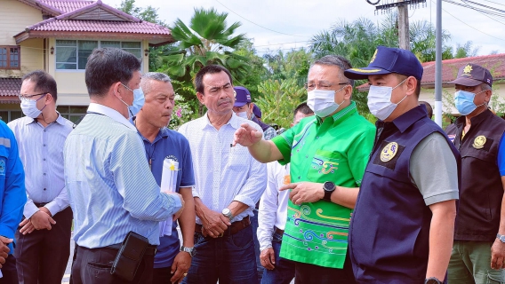 ไฟล์แนบ ผู้ว่าราชการจังหวัดสุราษฎร์ธานี ลงพื้นที่ติดตามความคืบหน้าการขยายเขตบริการน้ำประปา ของการประปาส่วนภูมิภาคสาขากาญจนดิษฐ์  พื้นที่ตำบลพลายวาส อำเภอกาญจนดิษฐ์ ระยะทาง 5.2 กิโลเมตร เพื่อให้บริการประชาชนตลอดแนวท่อ และเรือนจำชั่วคราวทุ่งเขน