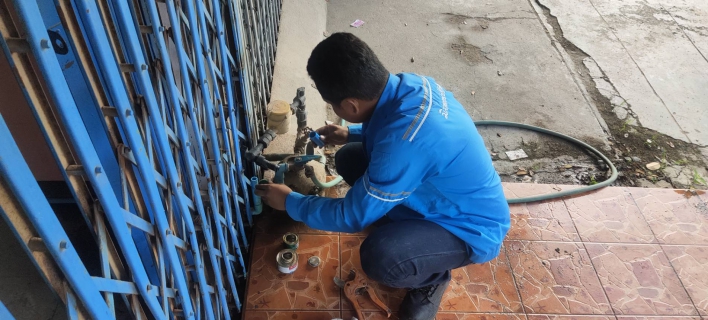 ไฟล์แนบ กปภ.สาขากำแพงเพชร เร่งตรวจสอบท่อประปาหลุดที่ขามาตร ส่ง Mr.ทันใจ ระงับเหตุ