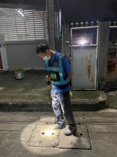 ไฟล์แนบ กปภ.สาขาชุมพร ลงพื้นที่ปฏิบัติการค้นหาท่อแตก  รั่ว