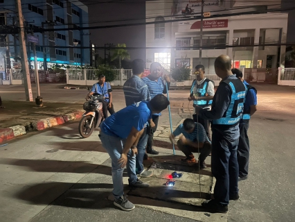 ไฟล์แนบ กปภ.สาขาชุมพร ลงพื้นที่ปฏิบัติการค้นหาท่อแตก  รั่ว