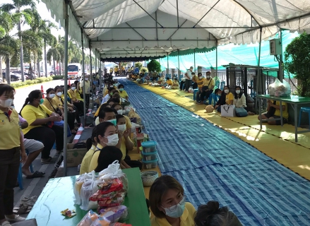 ไฟล์แนบ กปภ.สาขารังสิต(พ) ร่วมพิธีทำบุญตักบาตร ข้าวสาร อาหารแห้ง  เนื่องในวันคล้ายวันสวรรคต พระบาทสมเด็จพระบรมชนกาธิเบศร มหาภูมิพลอดุลยเดชมหาราช บรมนาถบพิตร 13 ตุลาคม 2565