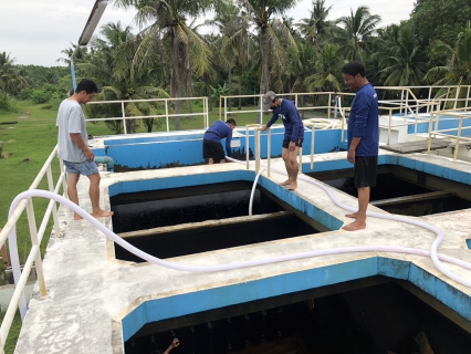 ไฟล์แนบ การประปาส่วนภูมิภาคสาขาประจวบคีรีขันธ์ ดำเนินการล้างถังตกตะกอนโรงกรองขนาด 400 ลบม./ชม. ฝั่งตะวันตก และโรงกรองขนาด 200 ลบม./ชม.