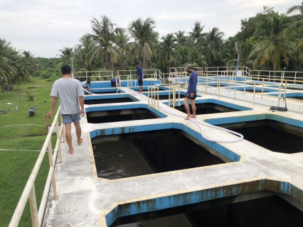 ไฟล์แนบ การประปาส่วนภูมิภาคสาขาประจวบคีรีขันธ์ ดำเนินการล้างถังตกตะกอนโรงกรองขนาด 400 ลบม./ชม. ฝั่งตะวันตก และโรงกรองขนาด 200 ลบม./ชม.