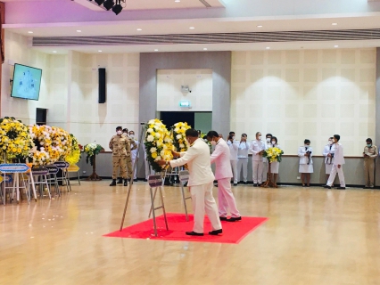 ไฟล์แนบ การประปาส่วนภูมิภาคสาขาพังงา ร่วมพิธีวางพวงมาลา  เนื่องในวันคล้ายวันสวรรคต พระบาทสมเด็จพระบรมชนกาธิเบศร มหาภูมิพลอดุลยเดชมหาราช บรมนาถบพิตร วันที่ 13 ตุลาคม 2565